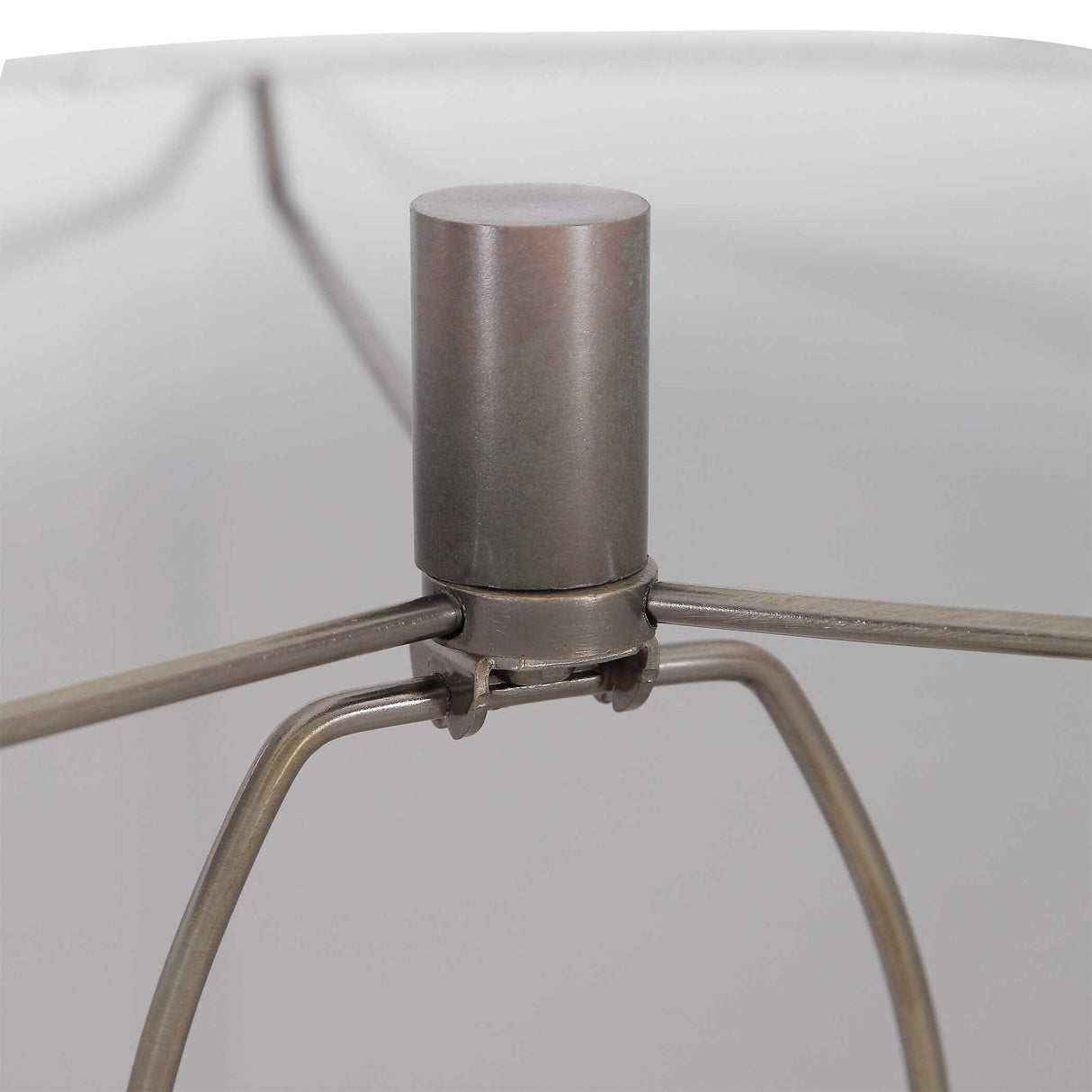Khalio - Gun Metal Table Lamp - Brown, Dark