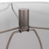 Khalio - Gun Metal Table Lamp - Brown, Dark