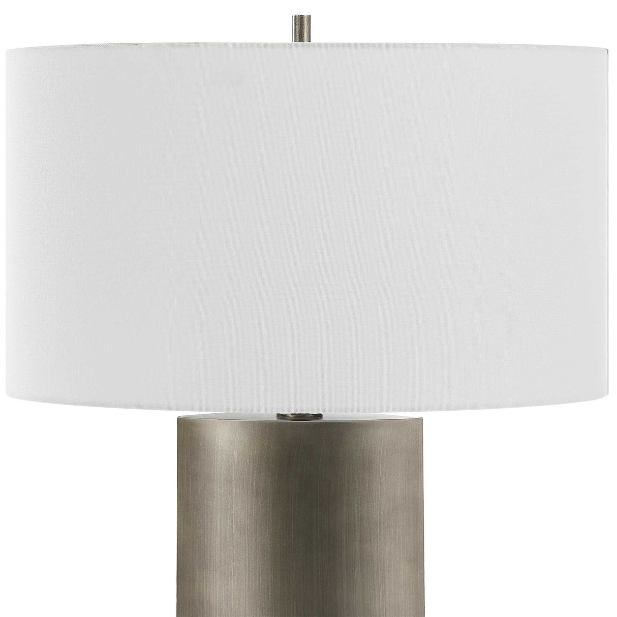 V-Groove - Modern Table Lamp - Dark Gray