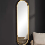 Lightly Antiqued Mirror - Metallic Gold