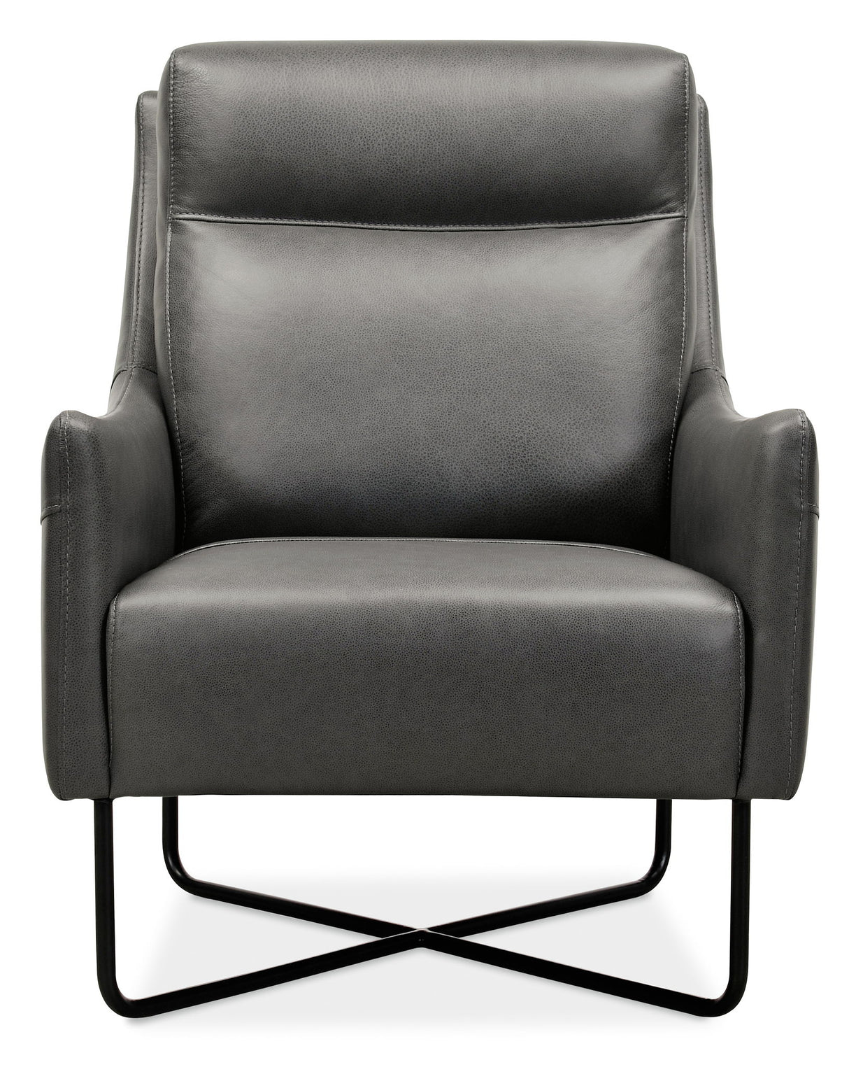 CC - Efron Club Chair With Black Metal Base
