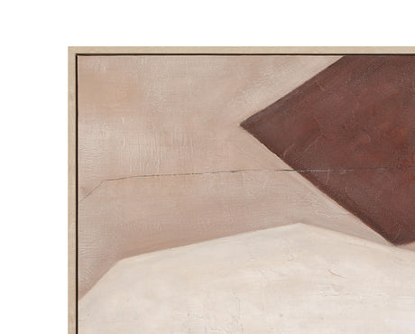 Leadline Framed Canvas - Brown