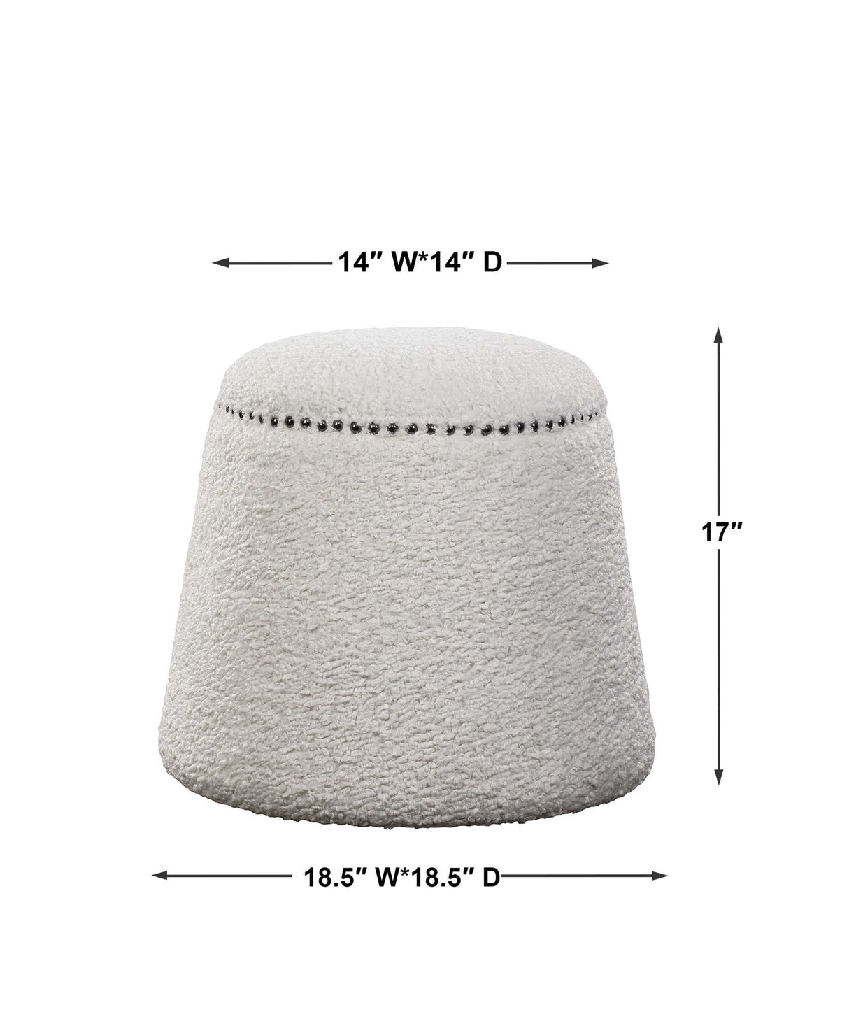 Gumdrop - Ottoman - White