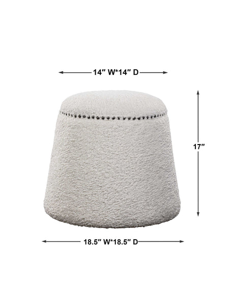 Gumdrop - Ottoman - White