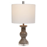 Table Lamp - Metallic Stone Gray