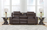 Lavenhorne - Rec Sofa W/Drop Down Table - Granite