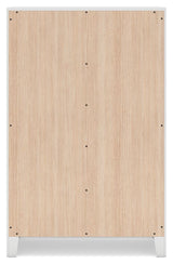 Binterglen - Five Drawer Chest - White