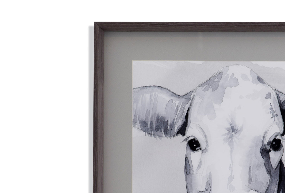 Sweet Face I - Framed Print - Gray