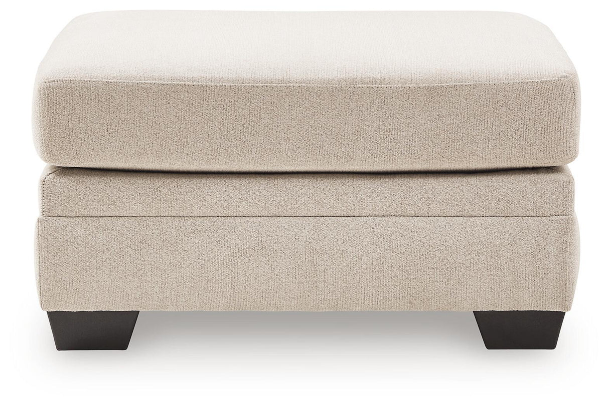 Mandi Point - Oversized Accent Ottoman - Marble
