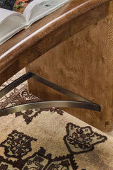 Melange - Romano Writing Desk - Light Brown