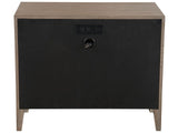 New Modern - Cove Drawer Nightstand - Dark Brown