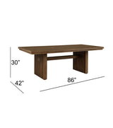 Palmer - Dining Table - Burnished Oal