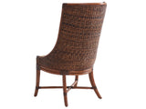 Island Estate - Cruz Bay Host Chair - Dark Brown / Beige