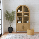Fynn - Display Cabinet - Blonde Tan