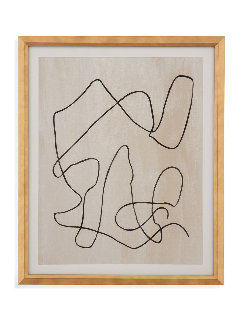 Bound II Framed Print - Light Brown