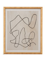 Bound II Framed Print - Light Brown