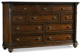 Leesburg - Dresser - Dark Brown
