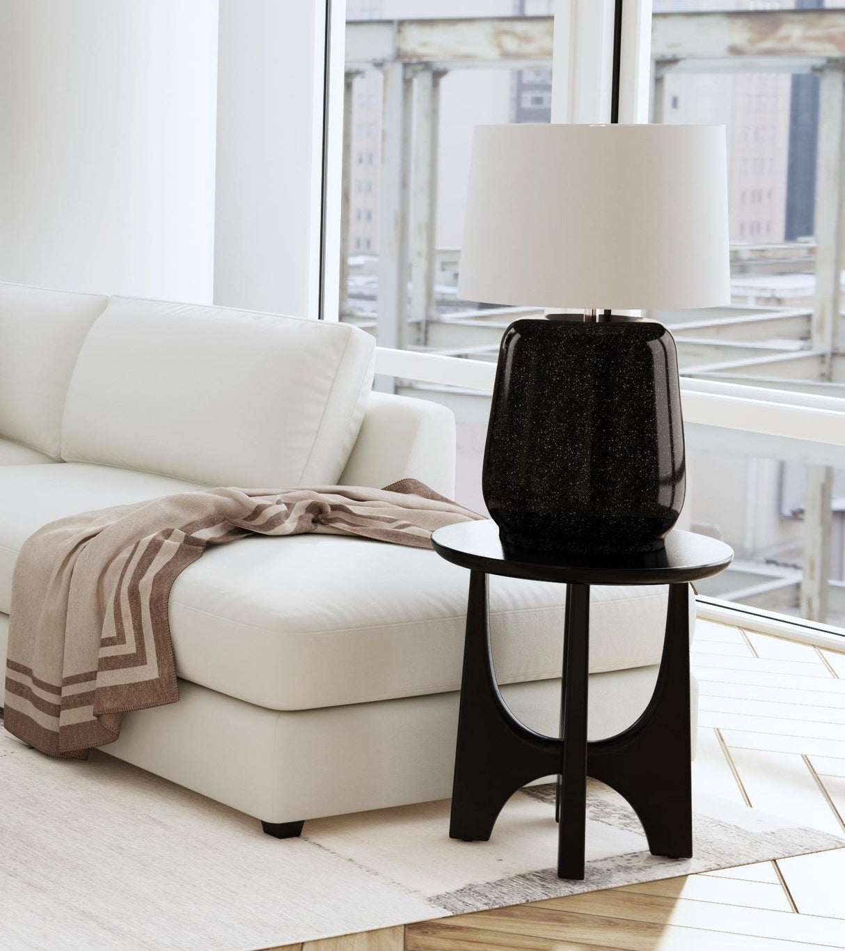 Lance - Table Lamp - Black
