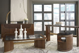 Melange - Contours Credenza - Dark Brown