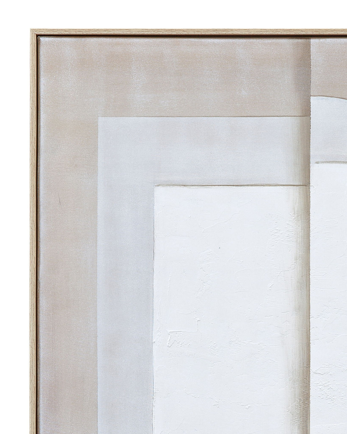 Fold II Canvas Art - Natural
