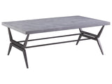 Signature Designs - Cirro Rectangular Cocktail - Dark Gray