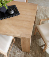 Retreat - Rectangle Dining Table With 1-22" Leaf - Beige