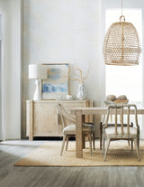Commerce And Market - Seaside Rectangle Dining Table With 1-22in Leaf - Beige
