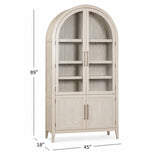 Fynn - Display Cabinet - Light Gray Oak