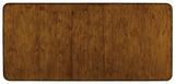 Tynecastle - Rectangle Leg Dining Table With Two 18" Leaves - Dark Brown