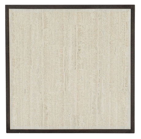 Melange - End Table - White