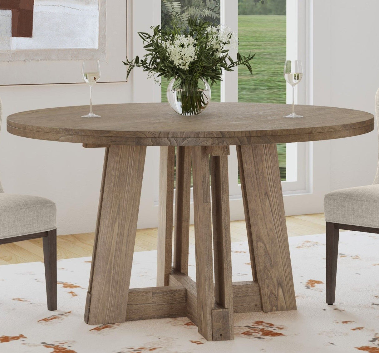 McGuire - Dining Table - Dark Brown