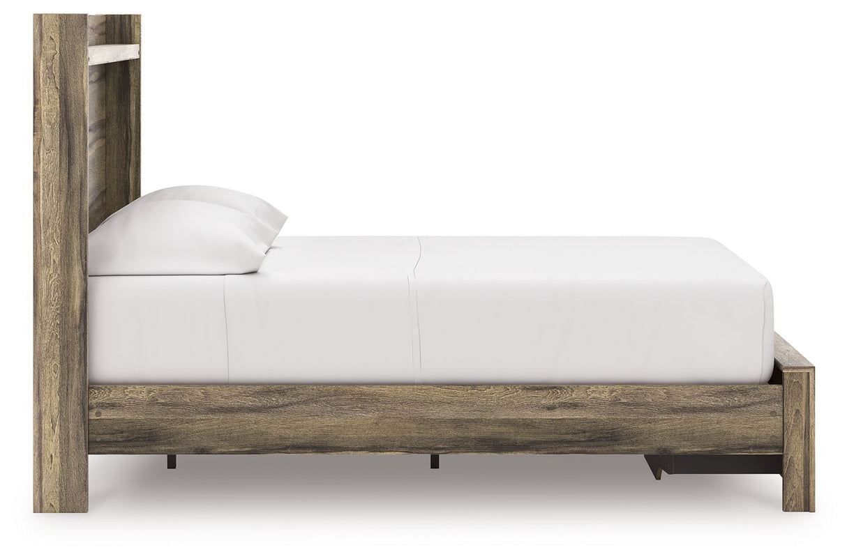 Elbrim - Panel Storage Bed