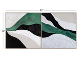 Illuminate Canvas Art (Set of 2) - White