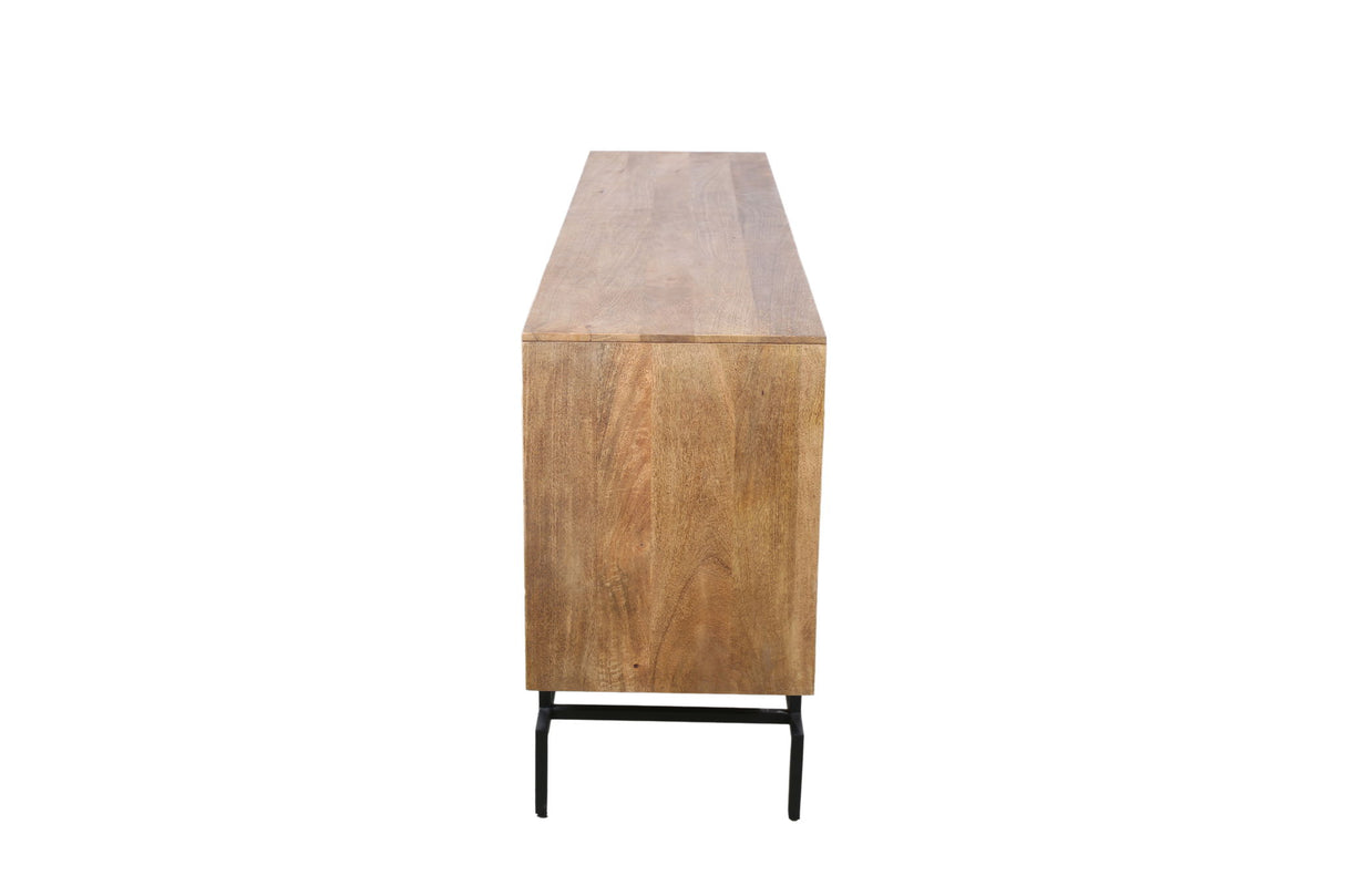 Everett - Server - Rustic Brown Mango / Ivory Bone / Grey Resin