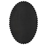 Serna - Black Oval Mirror