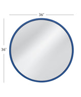 Lyra - Wall Mirror - Navy Blue
