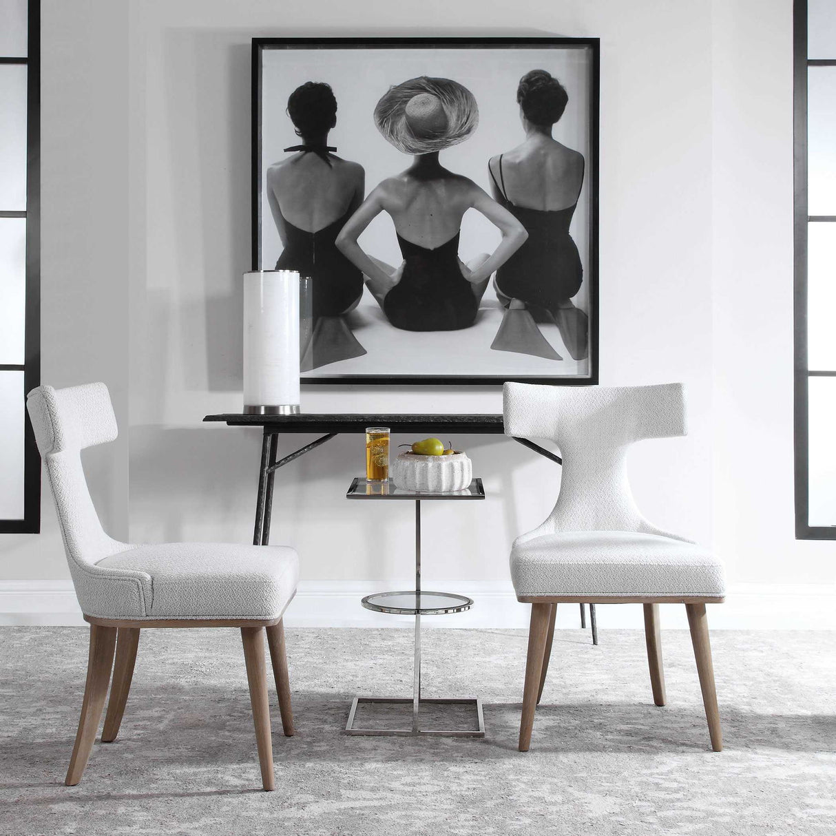Klismos - Accent Chair, Set Of 2 - White
