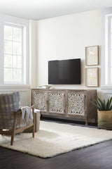 Commerce And Market - 80" Entertainment Console - Light Brown