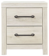 Cambeck - Whitewash - Two Drawer Night Stand