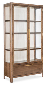 Eleana - Display Cabinet - Medium Wood