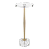 Groove - Crystal Drink Table - Gold