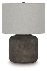 Zandophen - Metal Table Lamp - Antique Gray