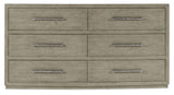 Linville Falls - Chimney Gap 6-Drawer Dresser - Gray