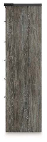 Frandern - Gray - Five Drawer Chest