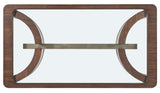 Melange - Contours Cocktail Table - Dark Brown