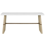 Oasis - Dockside Console Table - White / Beige