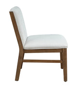 Palmer - Dining Chair - Burnished Oak / Cream