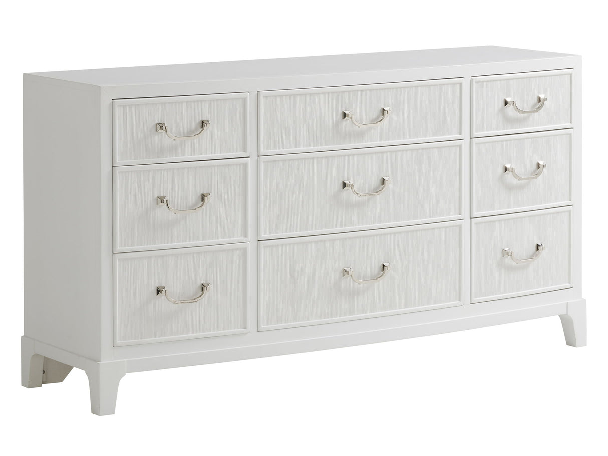 Avondale - Silver Lake Triple Dresser - White