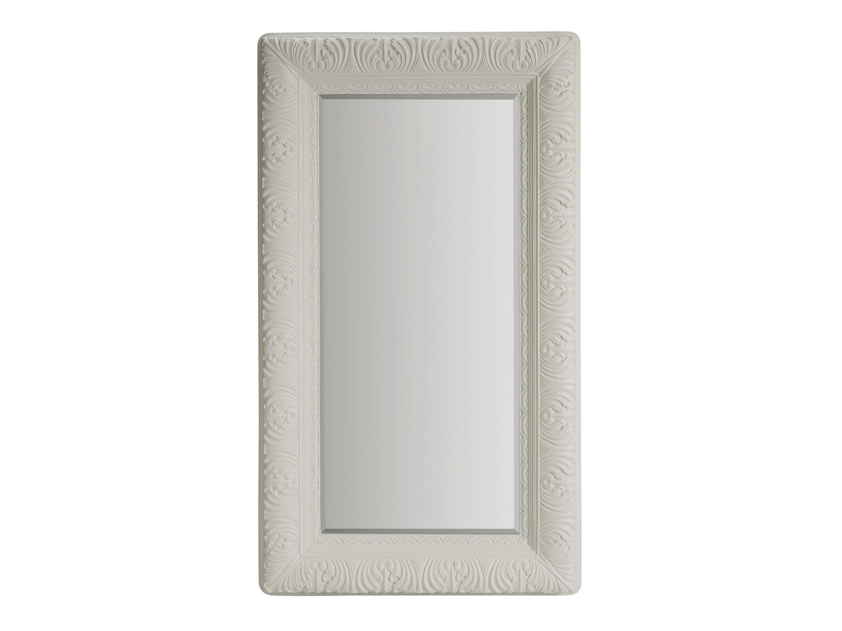 Villa Blanca - Alicante Floor Mirror - White