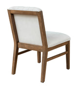 Palmer - Dining Chair - Burnished Oak / Cream
